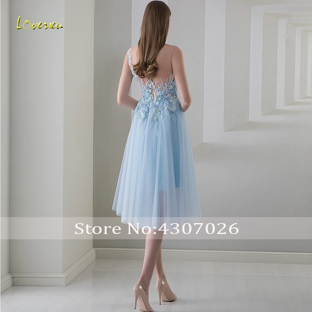 Loverxu коктейльное платье трапециевидной формы, с аппликацией из бисера, с цветочным рисунком, без рукавов, с открытой спиной, до колена, вечерние платья, когда-либо красивого размера плюс