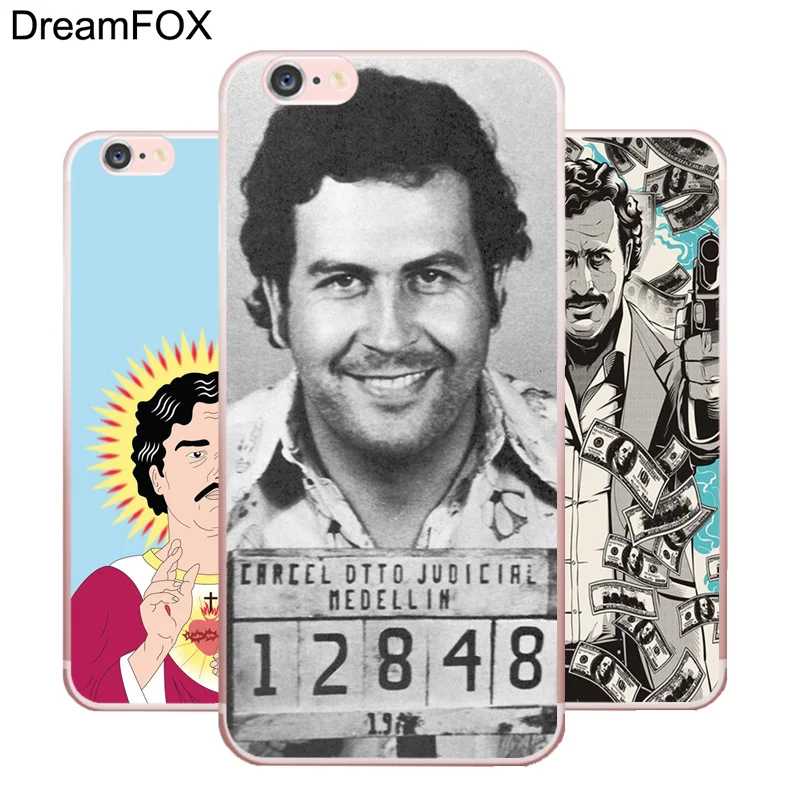 Koop DREAMFOX L218 Pablo Escobar Zachte TPU Silicone Case Cover Voor Apple iPhone X XR XS Max 8 7 6 6 s Plus 5 5 s SE 5C 4 4 s
