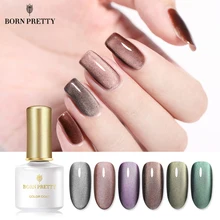BORN PRETTY 5D Гель-лак для ногтей с эффектом «кошачий глаз» лак 6 мл Магнитный нефрит замочить от Гель-лак для нейл-арта Фиолетовый УФ гель лак