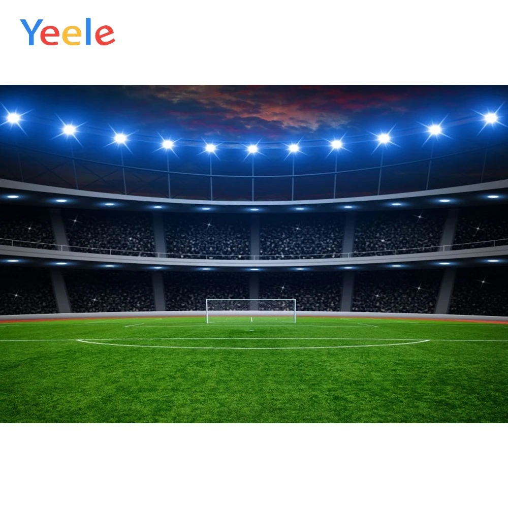 Фоны для фотосъемки с футбольным полем Yeele футбольные Клубные СФ фоны студийной