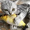 Rascador para gatos de 20cm con forma de pez de peluche, poste para rascar, hierba gatera, productos para mascotas ► Foto 1/6