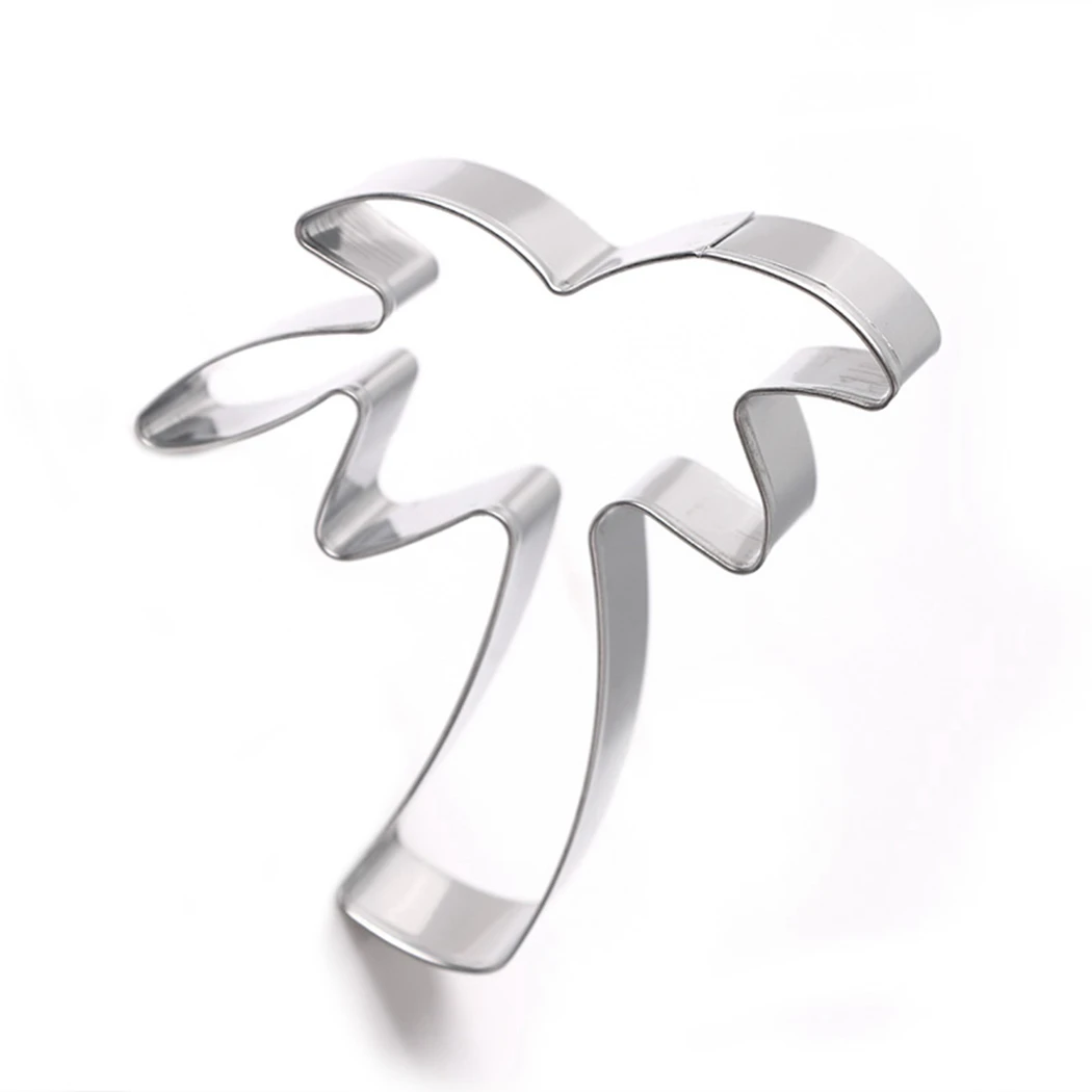 

Stainless Steel Cake Mold Summer Coconut Tree Molds Turtle Leaf Chocolate Candy Fondant Cake Tools
