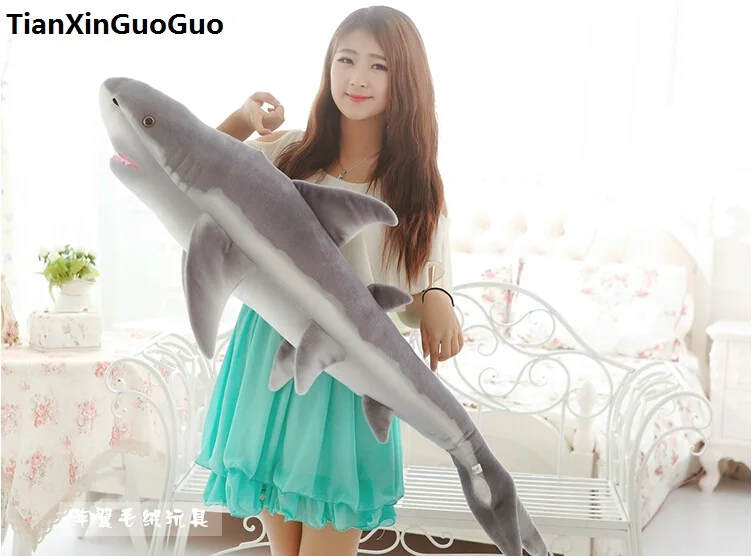 large plush shark