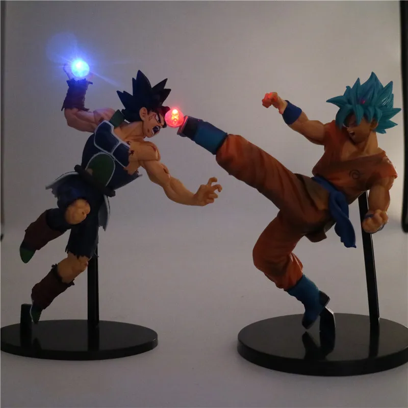 Dragon Ball Z Son аниме Гоку ночник Супер Saiyan ПВХ фигурка Коллекционная сборная