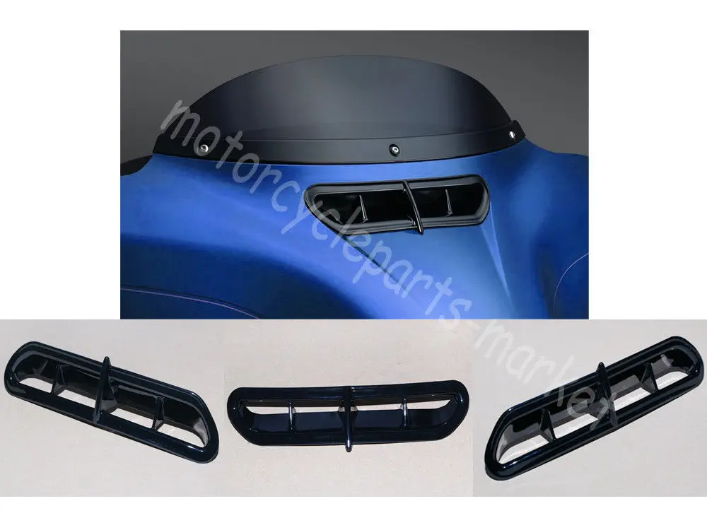 

Front Plastic Fairing Vent Accent For Harley Touring & Trike Electra Street Glide Ultra Classic Limited FLHX CVO FLHXSE FLHXS
