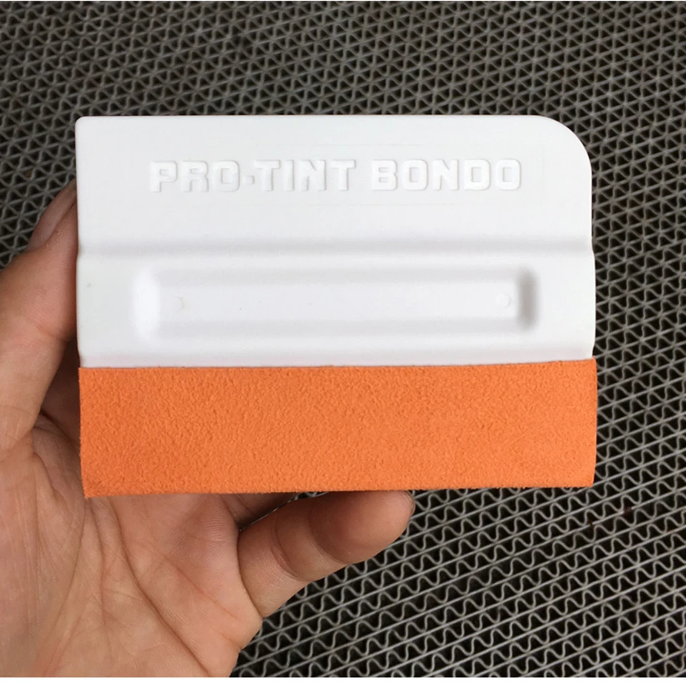 

Premium quality vinyl wrap Scraper 7*10cm vinyl applicators white bondo felt Squeegee MX-140W-CPF