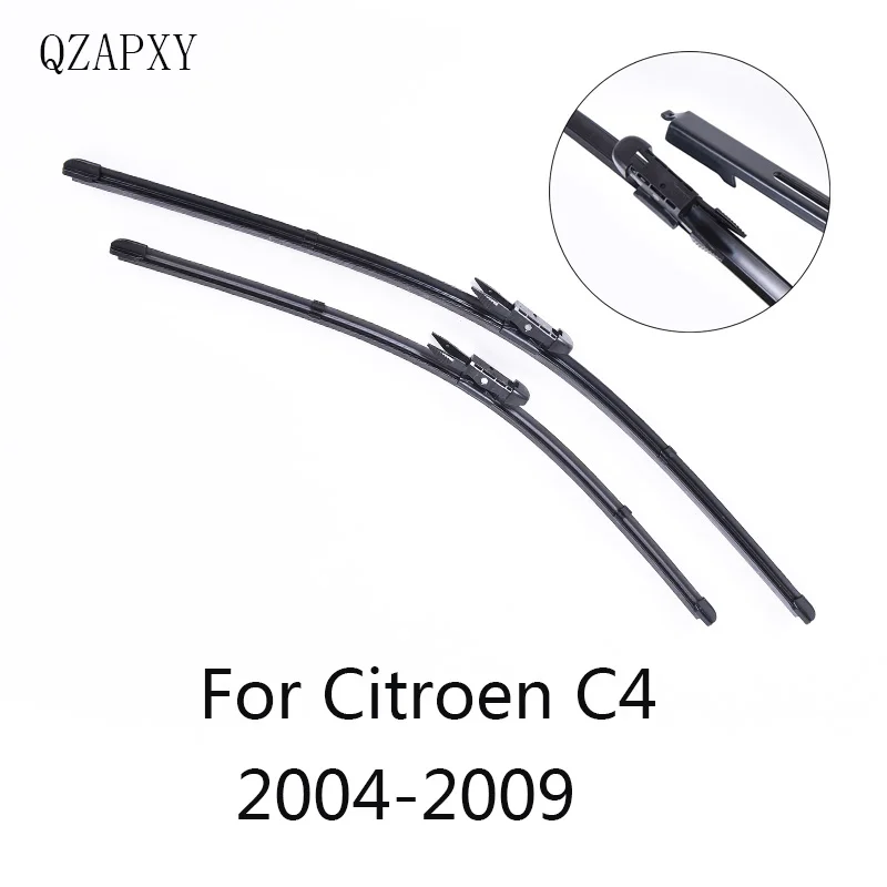

QZAPXY Car Wiper Blades for Citroen C4 28"&24"2004 2005 2006 2007 2008 2009 Car Accessories Windshield Wipers