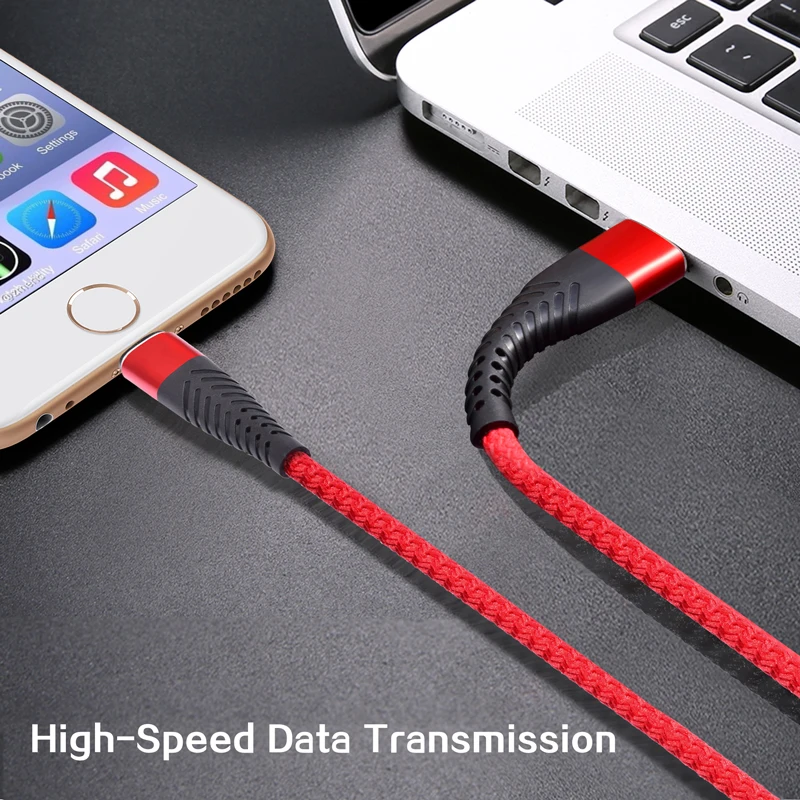 Кабель USB NOHON 3 м 2 1 для iPhone 8X7 6 6S Plus 5 5S 5C SE iOS 10 9 8 iPad быстрая зарядка контактный