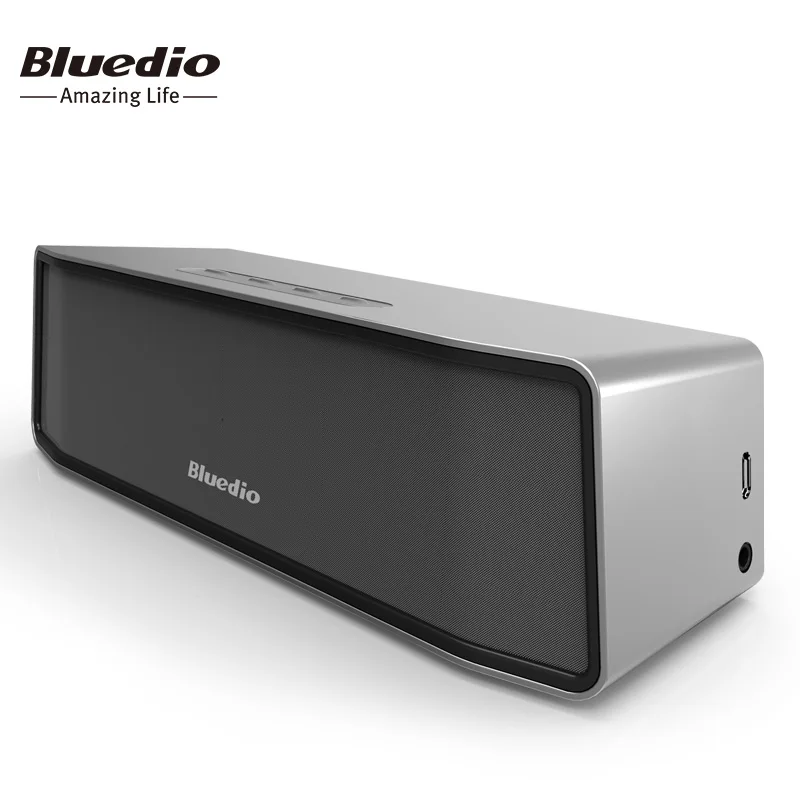 

Bluedio BS-2 (Camel) Mini Bluetooth speaker Portable Wireless speaker Sound System 3D stereo Music surround(silver)