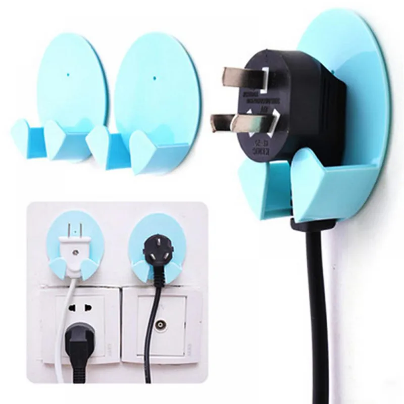 Buy 2Pcs Lovely Sticky Plug Linked Holder Hooks