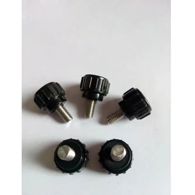 M5 Plastic Thumb Screws Round head Screw Adjust Straight Bolts Length
