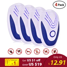 4pcs/6pcs Ultrasonic Mice Repeller Electronic Ultrasound Mouse Rejector Anti Mosquito Repellent Cockroach Bug Pest Rat Rejection