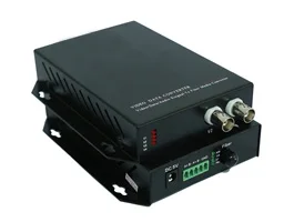 

2fiber optic analog converter, 2ch video with 1ch RS485 Data, single-mode single fiber 20KM, FC fiber port