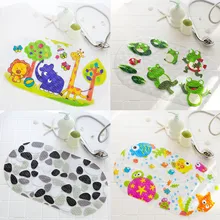 Милый мультфильм шаблон ванная комната Нескользящие коврики Ванна Противоскользящий коврик с присосками для ванной комнаты дети Душ Ванна нескользящий коврик