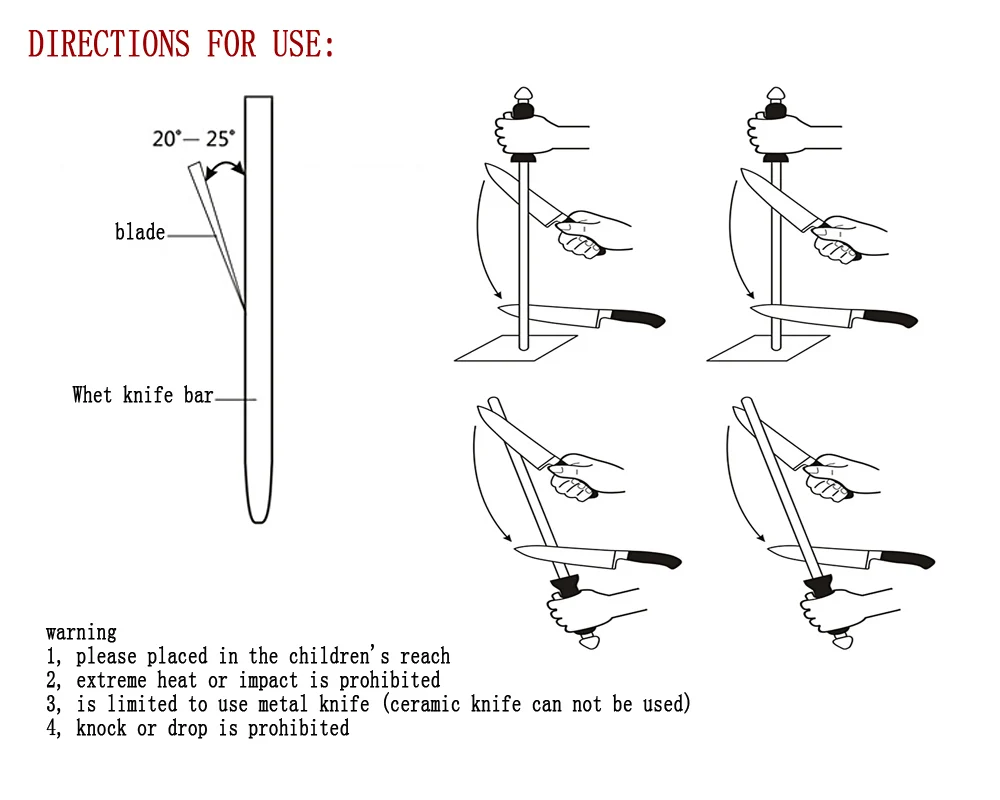 XYj точилка для кухонных ножей из нержавеющей стали, заточка для поваров, дамасская сталь, точилка для ножей из нержавеющей стали, стержень