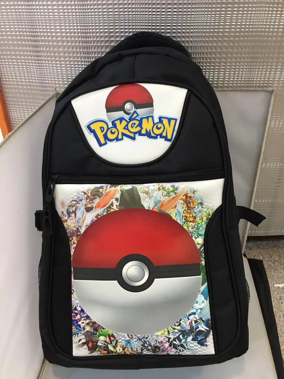 

Free Shipping Anime Pokemon Color Figure Shoulder Bag Kids Student Anime Surrounding Large Capacity Shoulder Backpack 2