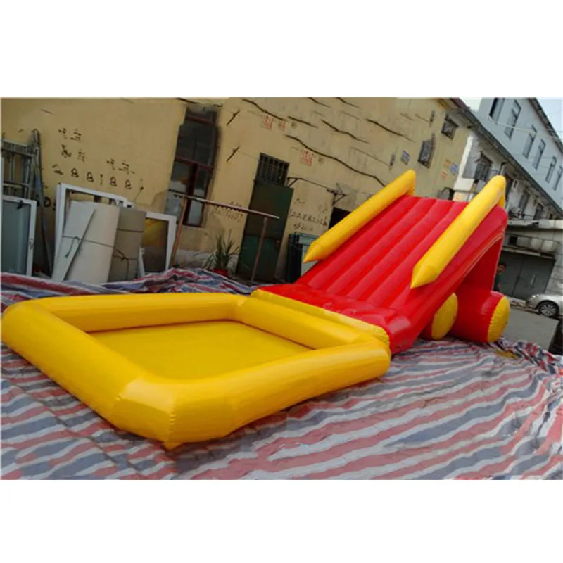 inflatable pool with slides