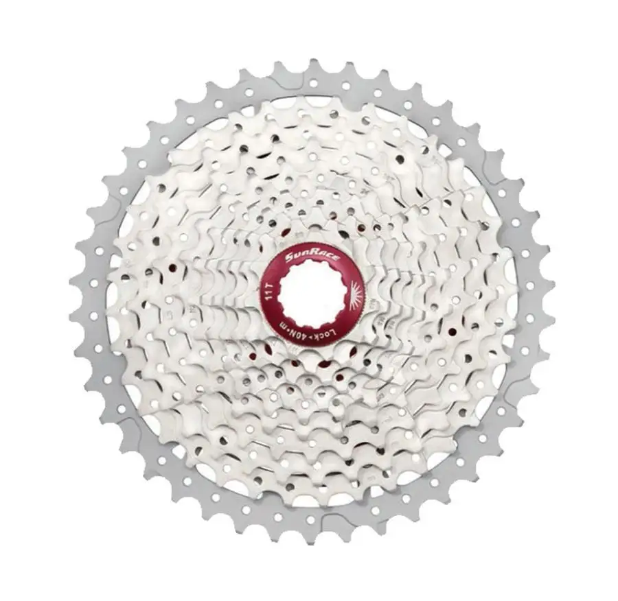 Sunracing CSMX8 11 скорость 11-40/11-42 t MTB велосипед кассета ПОДХОДИТ forShimano SRAM 1X - Цвет: Champagne RED 42T