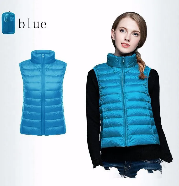 NewBang Brand Women Sleeveless Womens Ultra Light Down Vests Slim Jacket Girl Gilet Plus Lightweight Windproof Warm Waistcoat