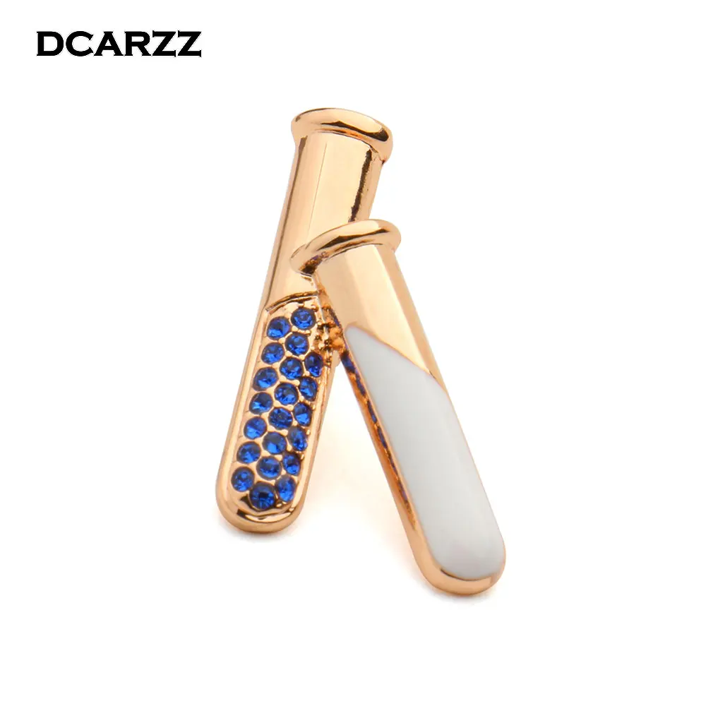 

Test Tube/Flasks Brooch with Colorful Crystals Science Jewelery Medical Jewellery Gift for Doctor/Nurse Chemistry Jewelry