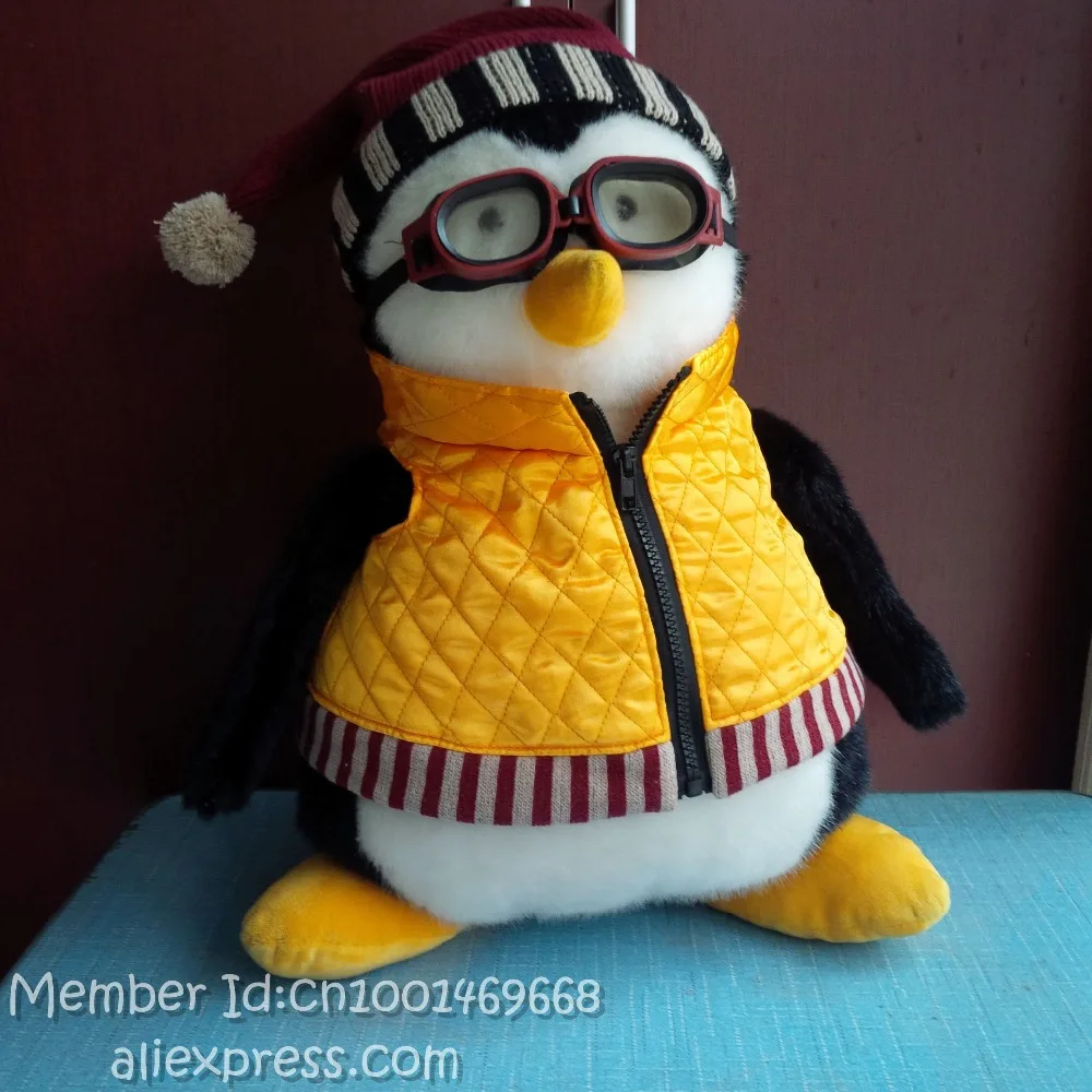 Редкие 1" Joey's hugsy с золотым жилетом~ очки Debbie Mumm Joey Friend Penguin hugsy