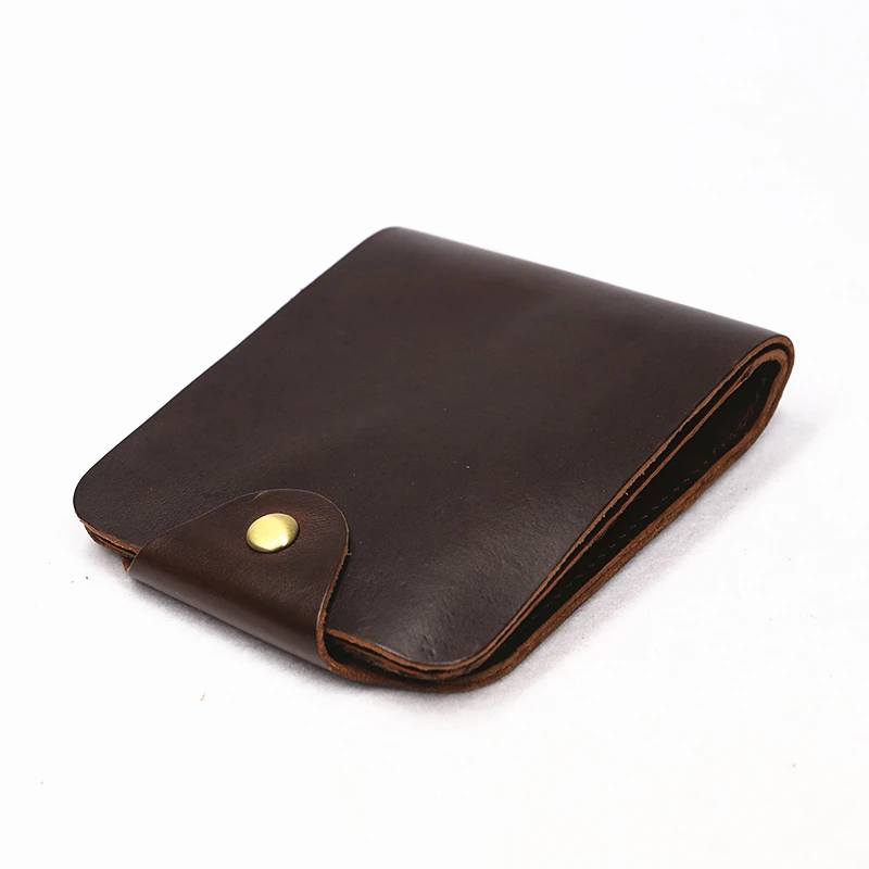 Genuine Cow Leather Wallet For Men Mens Vintage Designer Real Cowhide Short Wallets Purse Card Holder Male Carteira High Quality