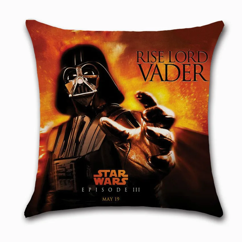 Wars Robot star force Vader cushion cover Cartoon Party Pillow case sofa Chair Decorations for home kids boy bedroom friend gift Wars Robot star force Vader cushion cover Cartoon Party Pillow case sofa Chair Decorations for home kids boy bedroom friend gift