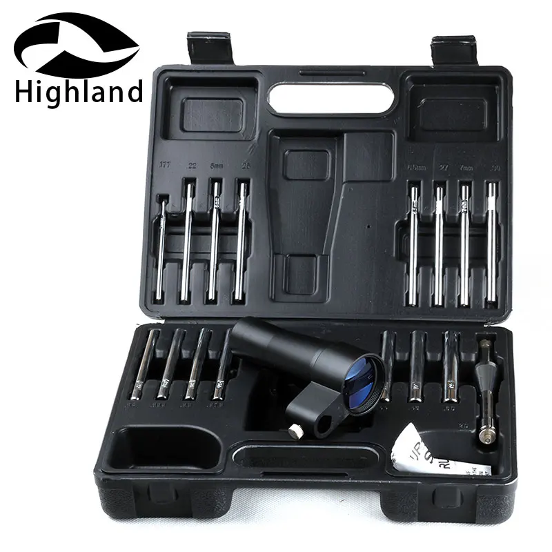 

Hunting .17 - .50 all caliber All metal fabrication Rifle optics Boresighter scope alignment device