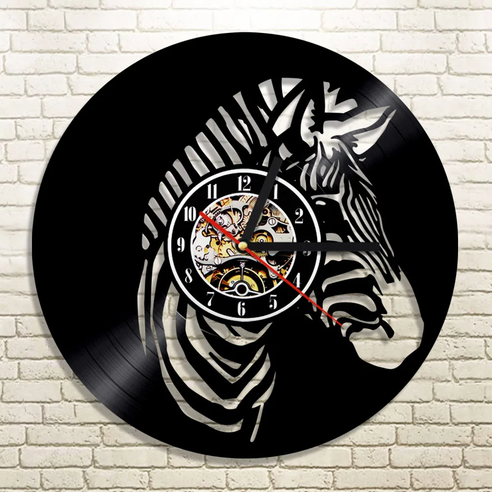 Buy 1Piece African Animal Wildlife Zebra Wall Clock