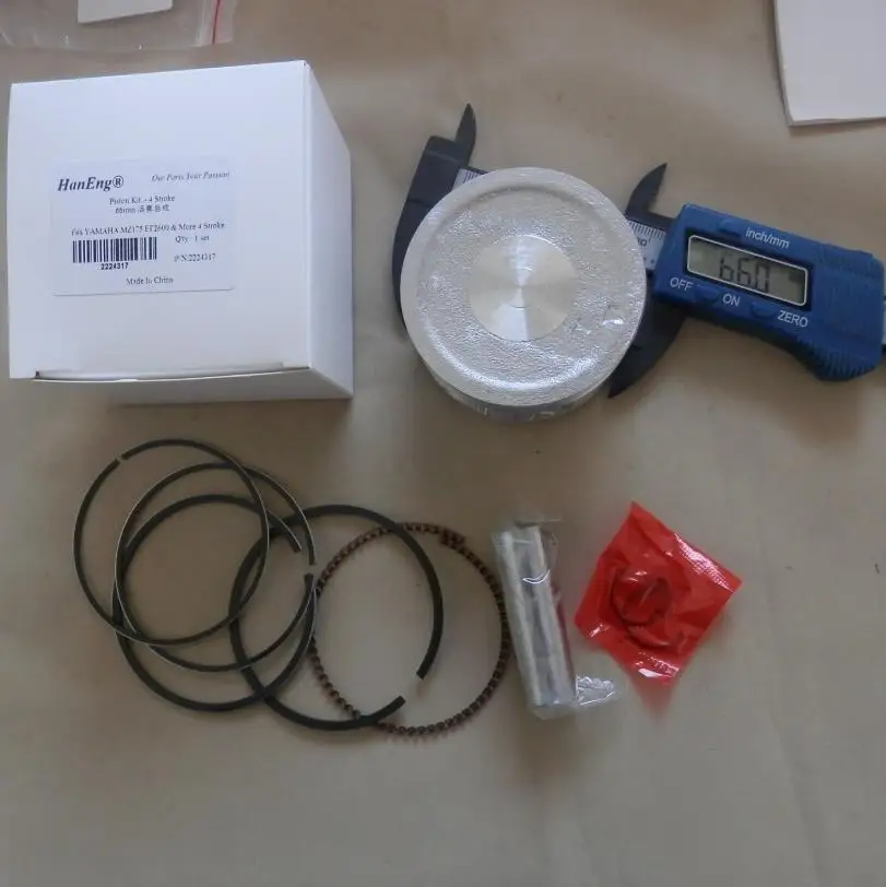 66MM PISTON KIT YAMAHA MZ175 1