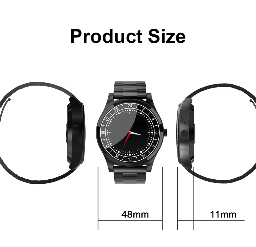 Артериального давления монитор сердечного ритма Мужская smart watch DT19 цветной экран Водонепроницаемый Bluetooth smart watch шагомер циферблат
