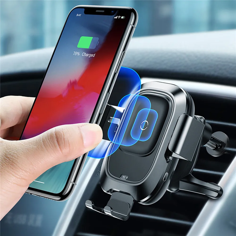 Intelligent Sensor Car Phone Holder for iPhone Xs Max XR X Wireless