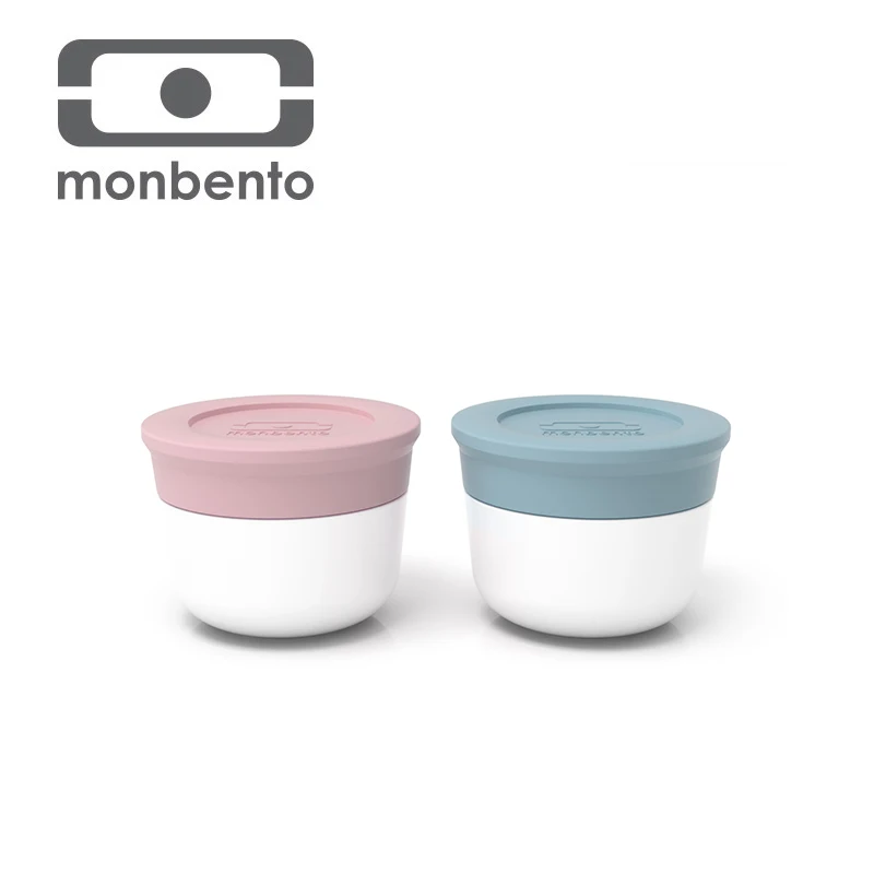 Франция Monbento красочные соусница милые герметичные пластиковой крышкой Мини