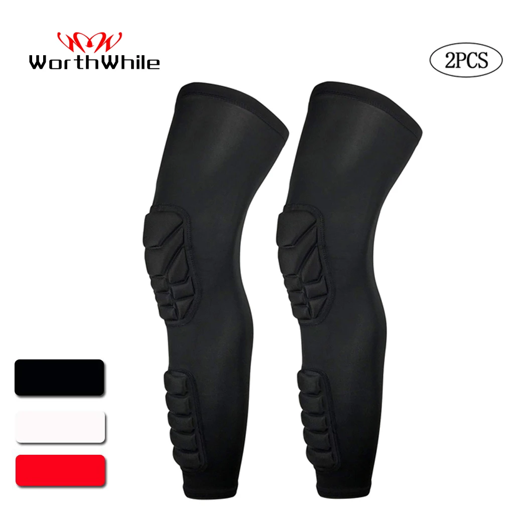 

WorthWhile 1 Pair Basketball Kneepads Men Knee Pad Compression Sleeve Sports Protector Support Pressing Foam Brace Volleyball