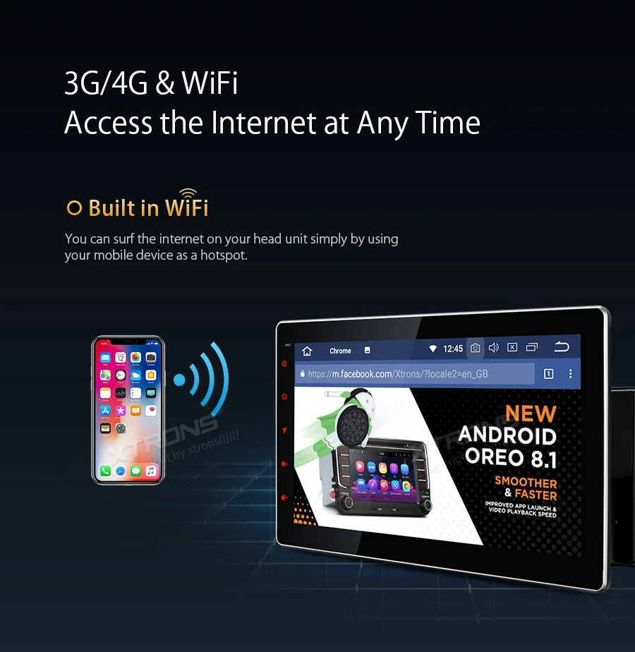 Best 10.1" Android 8.1 Oreo OS Two Din Car Multimedia 2 Din Car Navigation GPS Double Din Car Radio with 4 Different UI Selectable 13