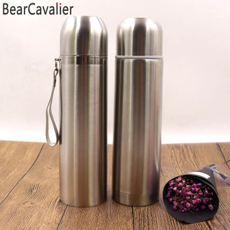 

BearCavalier garrafa thermo mug thermos cup outdoor sports drinkware 304 stainless steel termica thermos bottle coffee thermocup