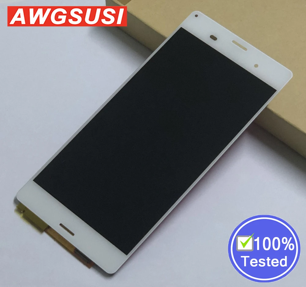 Для Sony Xperia Z3 D6603 D6633 D6653 D6643 L55T сенсорный экран дигитайзер Датчик Стекло + ЖК-дисплей