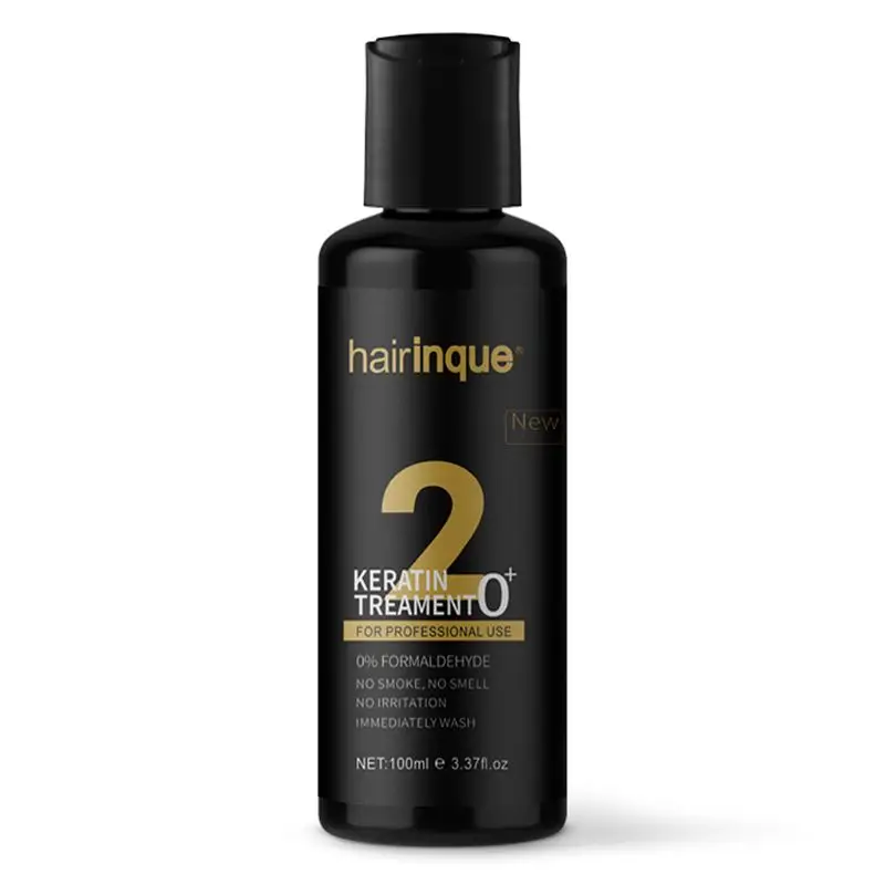 100 мл нулевой формальдегид Кератиновое лечение без запаха дыма раздражения