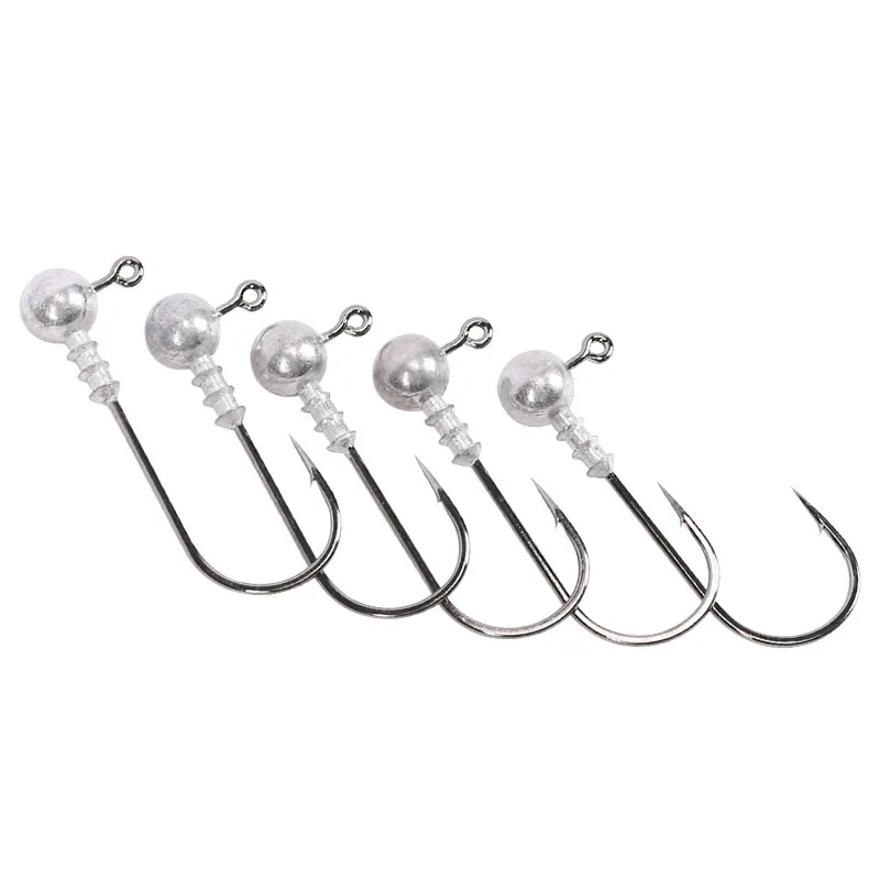 Новый продукт рукоятки Jig head крючок 3.5g 5g свинцовый для рыбалки блесна приманка