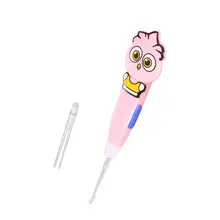 Инструмент для чистки ушей инструмент для чистки многоцветной уход безопасный ушной воск детский инструмент для чистки ушей пластиковый светодиодный Пинцет для мамы и ребенка