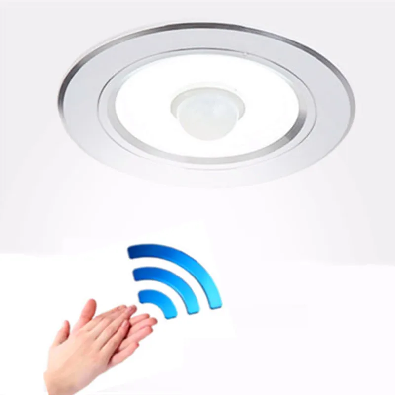 Radar Human induction LED Ceiling Light Smart Home Motion Sensor PIR LED Night Lamp Hallway Home Lighting 15W 7w 9w 12w 18w 230V led downlight,recessed ceiling spotlight,ceiling lamps