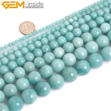 Бусины из натурального камня ааазонита 4 16 мм 15 дюймов|stone beads|beads