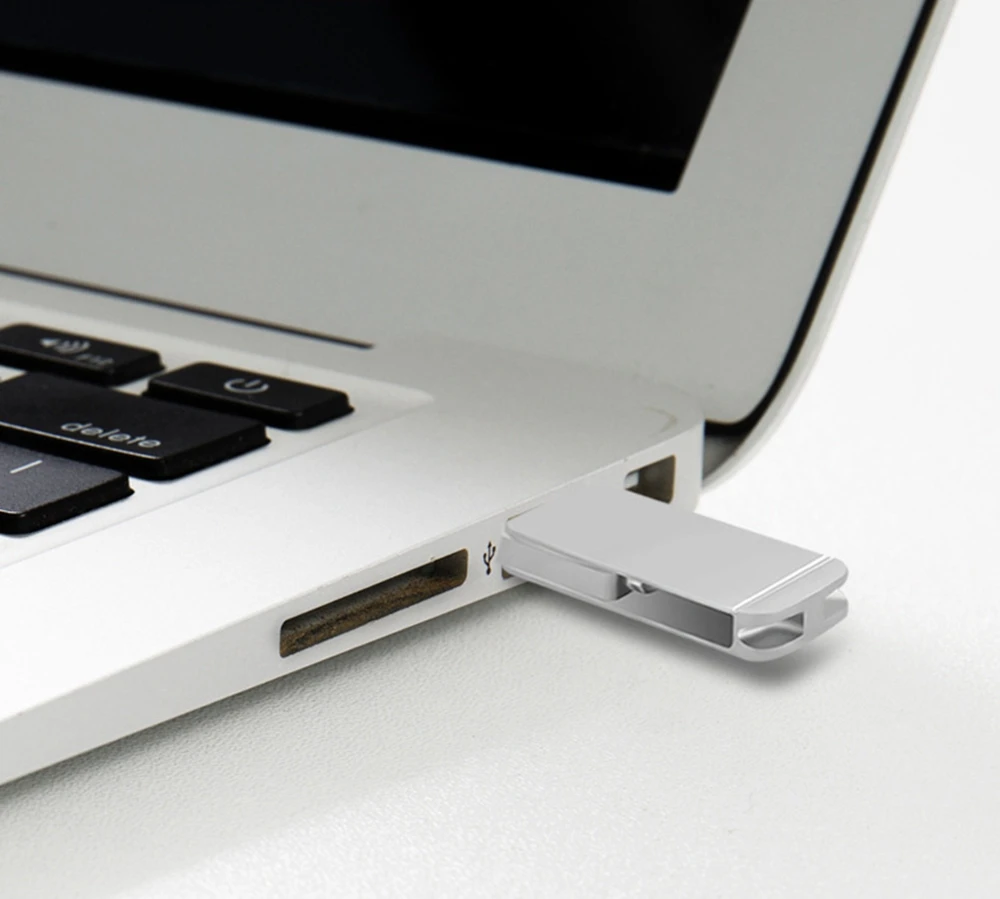 USB2.0 Flash Drive поворотный флэш-накопители для iPhone USB Flash Drive, iPad Memory Stick, android сотовый телефон компьютеры-серебро, серый