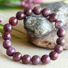 Натурального красный Африке Starlight блеск Рубин Браслет гладкие круглые Бусины готовой стрейч браслеты Бусины 10 мм 04012