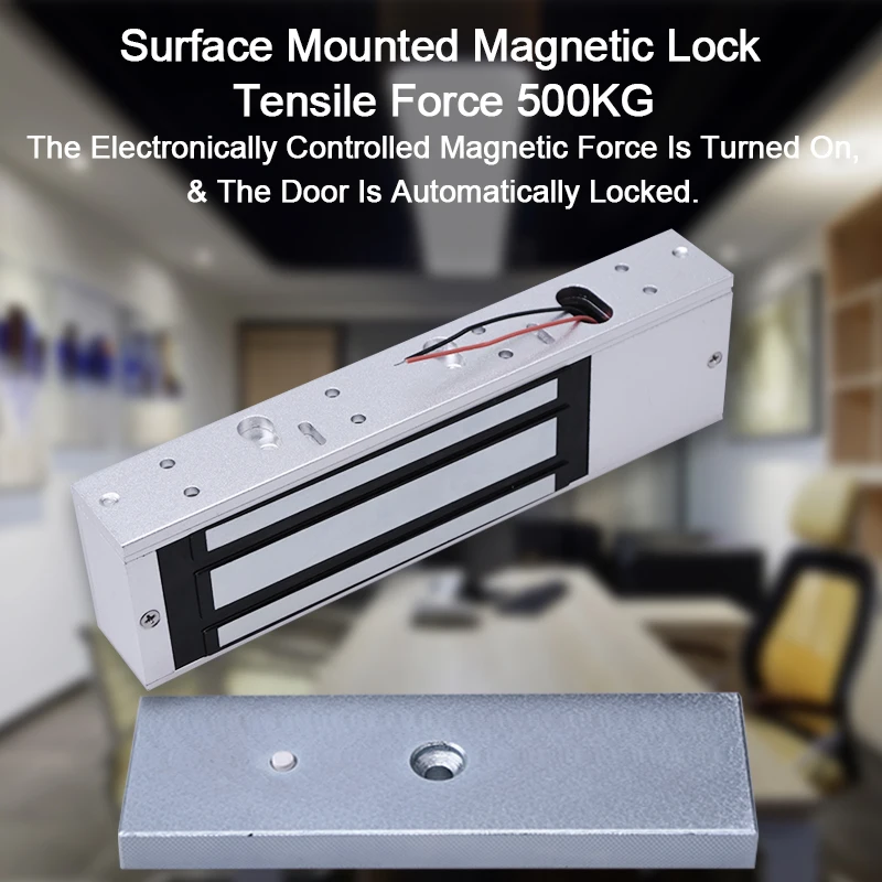 Eseye Electronic Magnetic Door Lock 12V�500KG(1200lbs) Access Control System Lock Single Lock High Quality Metal Magnetic Lock Eseye Electronic Magnetic Door Lock 12V�500KG(1200lbs) Access Control System Lock Single Lock High Quality Metal Magnetic Lock