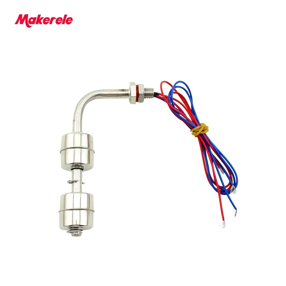 

110/220v MK-SLFS11510-2 Stainless Steel Tank Liquid Water Level Sensor Horizontal Float Switch Dual Ball Float Switch