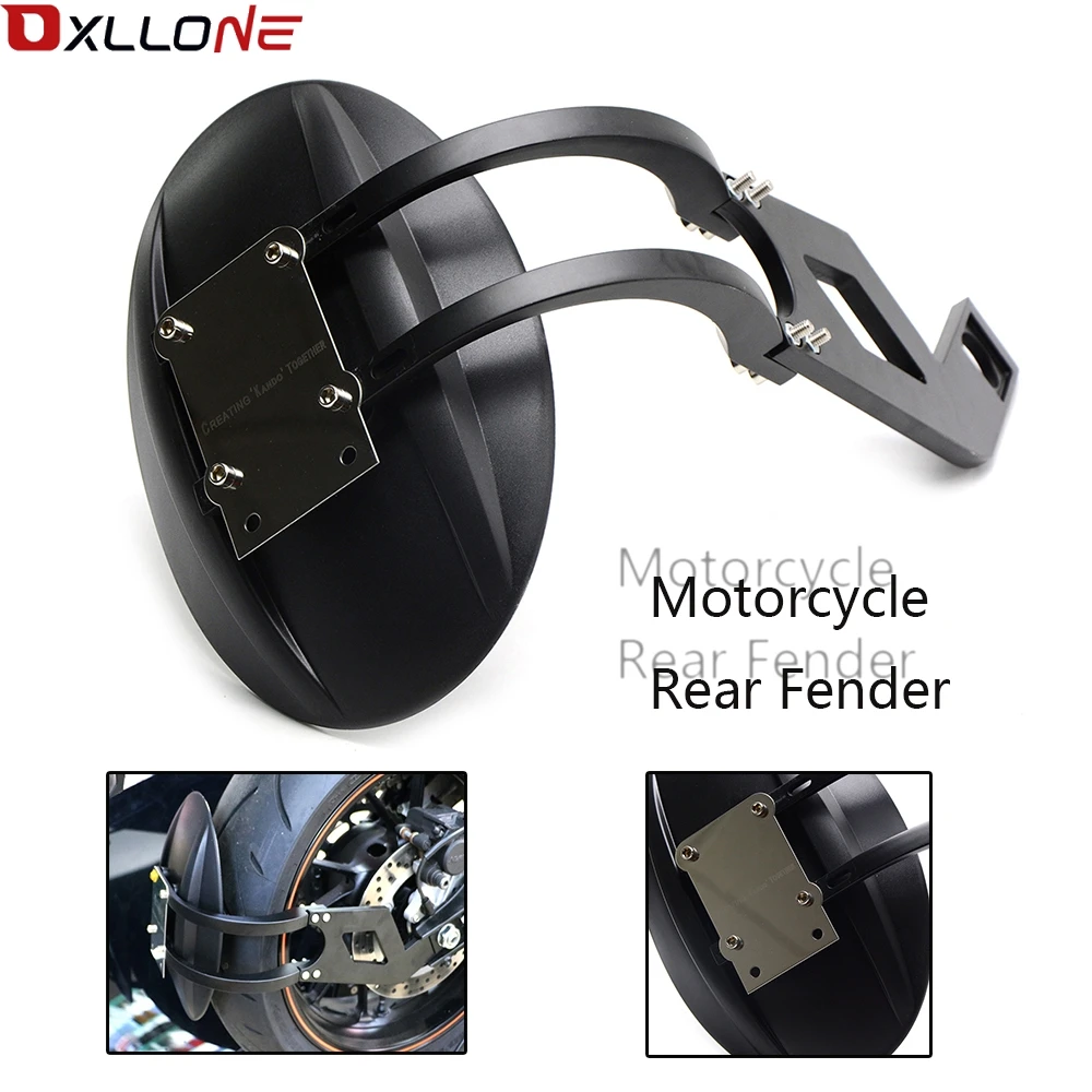 

Motorcycle Rear Splash Mud Dust Guard Rear Fender CNC Aluminum Bracket Shield Mudguard For Yamaha MT09 FZ09 2014-2016