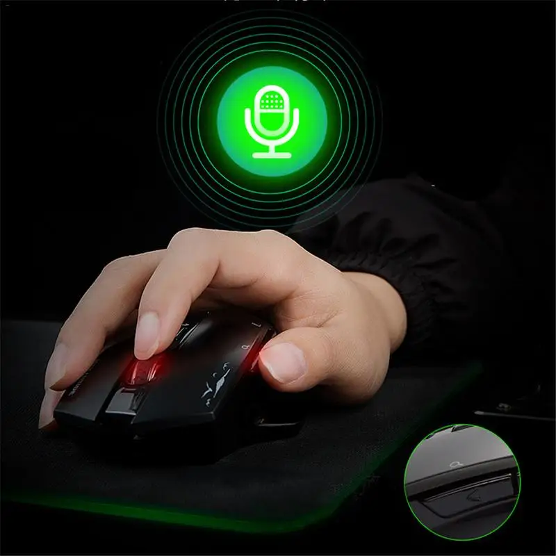 

AI-01 Artificial Intelligence Voice Wireless Mouse Intelligent Typing Search Translation Charging Mouse Voice Control Mouse