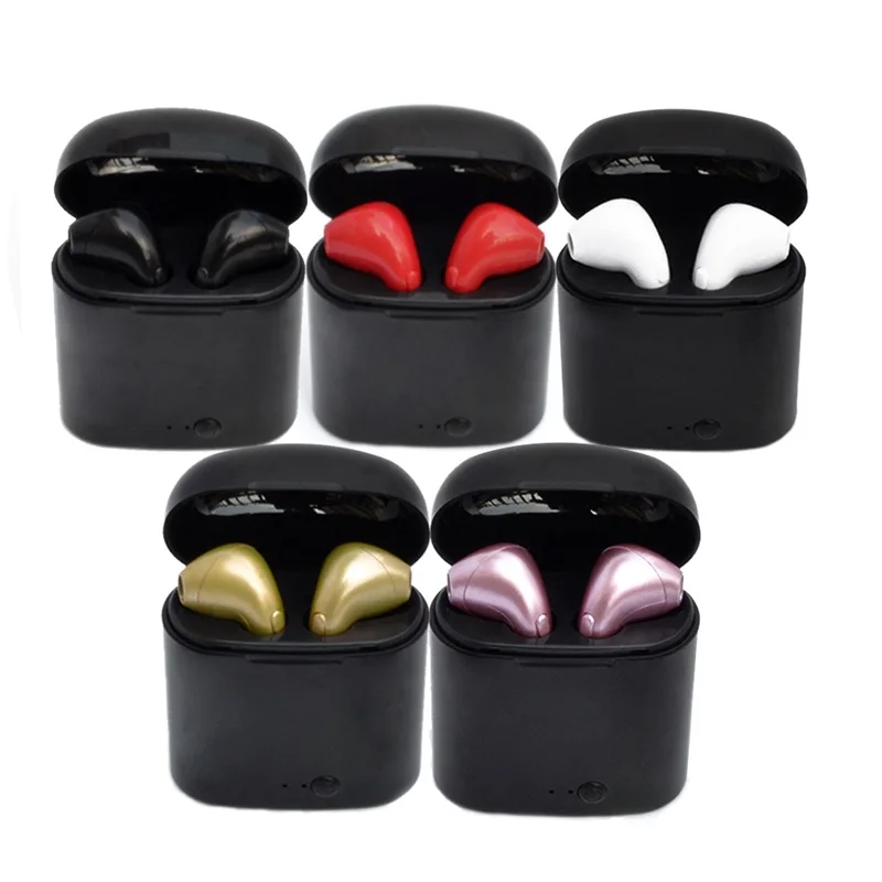 

Mini i7s tws wireless bluetooth earphone wirh charging bin a pair tws bluetooth headset for iphone xiaomi samsung all smartphone