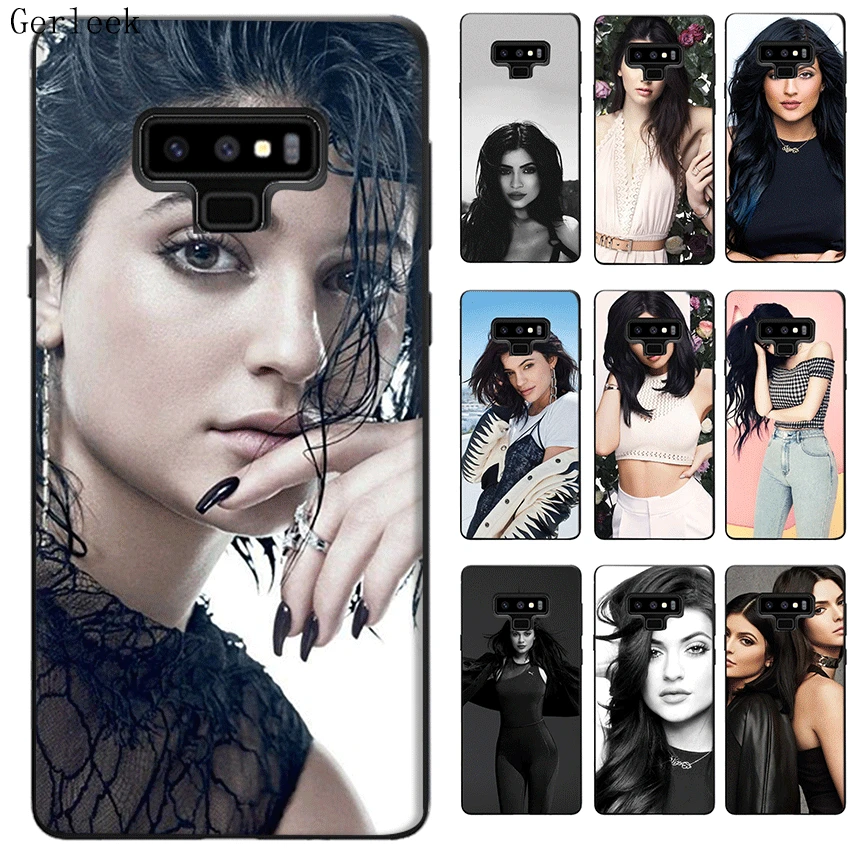 Black TPU Case Kylie Jenner Cover For Samsung Galaxy A3 A5 A6 2016 2017 Plus 2018 Shell Phone | Мобильные телефоны и